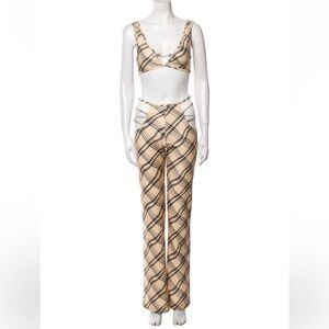 I.AM.GIA Tan and Black Plaid SET in XS